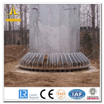 Galvanized Electric Distribution Steel Pole